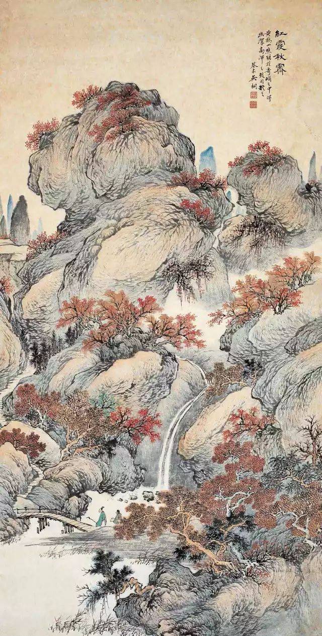 海派画家笔下的秋，美得目不暇接 书画知识 第5张