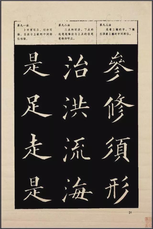 《楷书入门》字帖间架结构128法 书画知识 第33张
