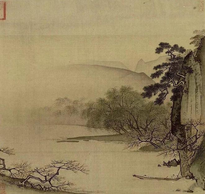 马远山水，构图精妙 书画知识 第6张