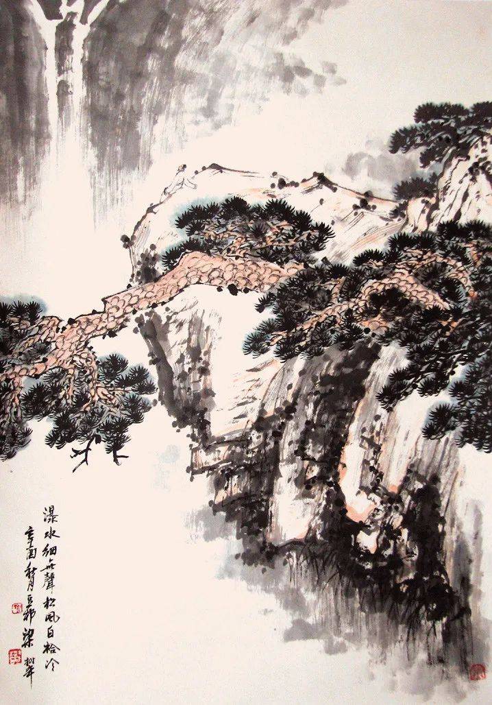 峰、峦、岭、崖、矶、坡的画法 书画知识 第18张