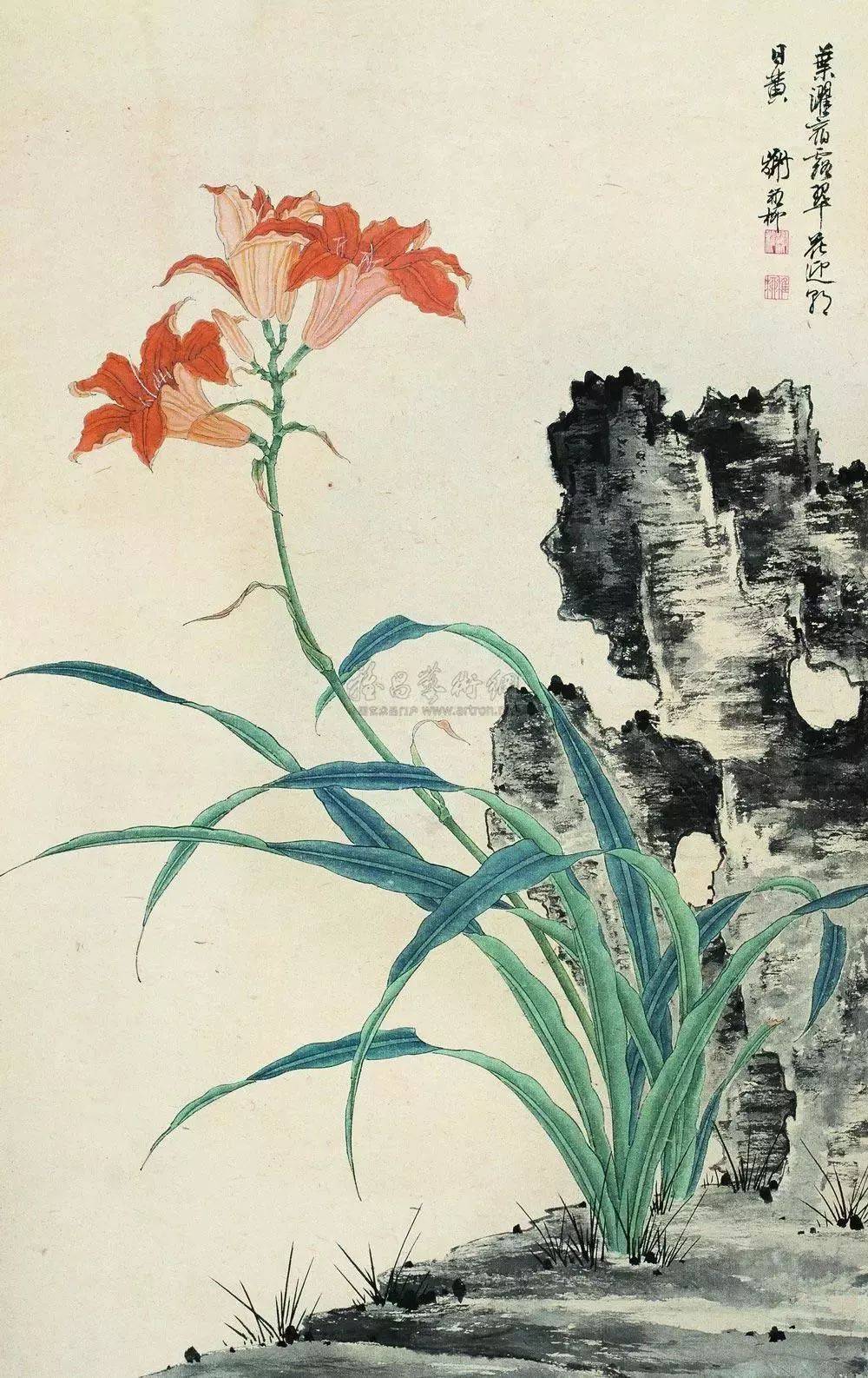 最适合入画的“十大吉祥植物” 书画知识 第73张