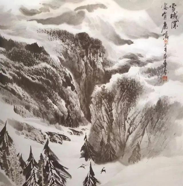 雪景的画法步骤 书画知识 第6张