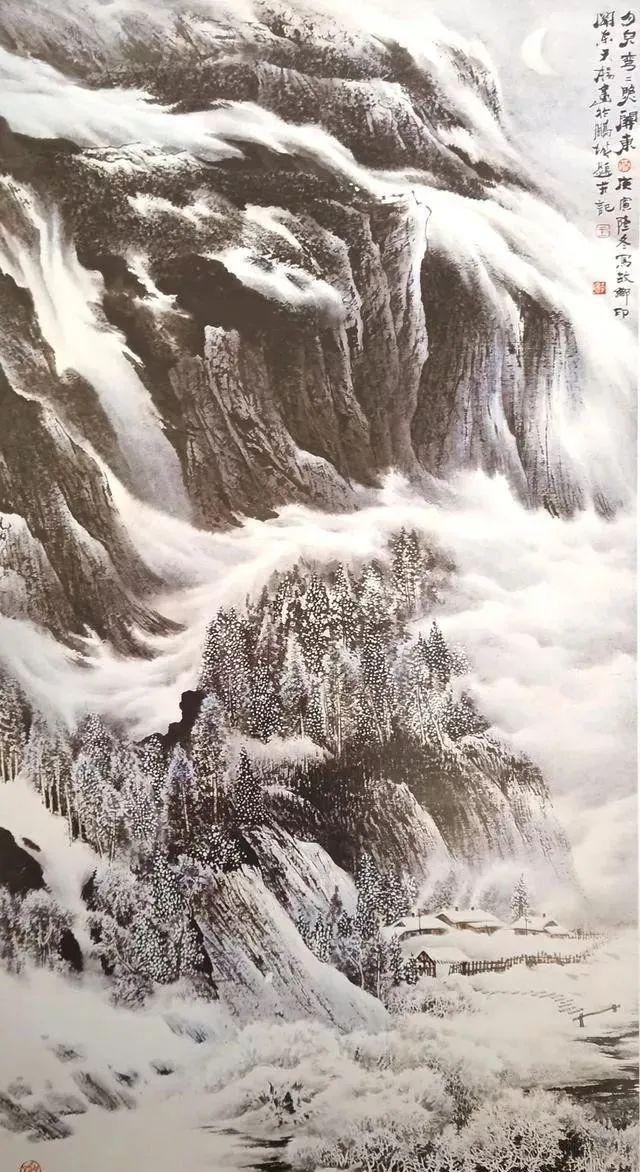 雪景的画法步骤 书画知识 第13张