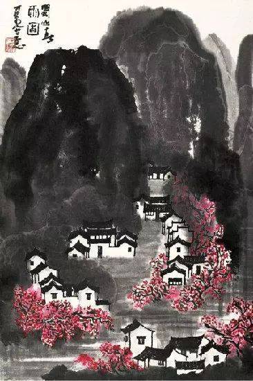 李可染的经典山水画——“黑、满、崛、涩”的独家李氏山水 书画知识 第38张