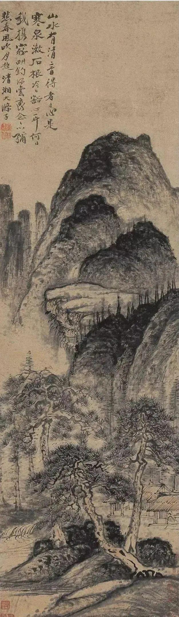清初画坛“四王”与“四僧”之比较 书画知识 第11张