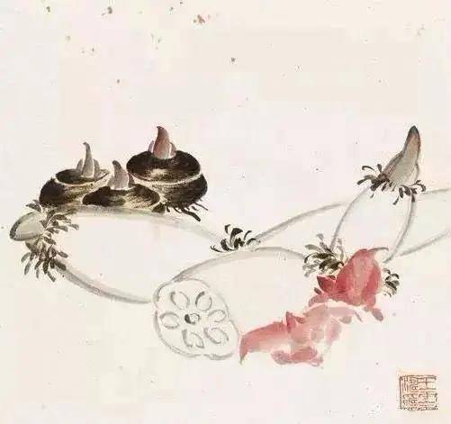 大师画莲藕，味道各不同 书画知识 第8张