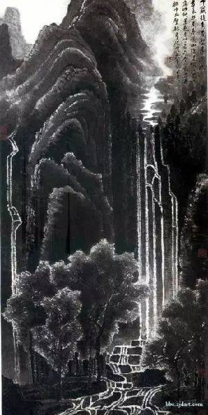 李可染的经典山水画——“黑、满、崛、涩”的独家李氏山水 书画知识 第66张