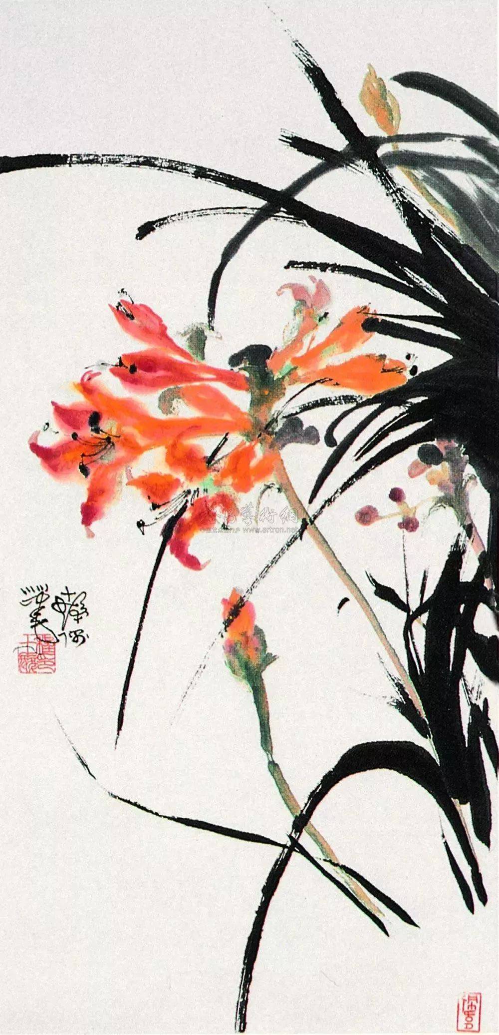 最适合入画的“十大吉祥植物” 书画知识 第75张