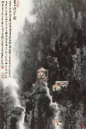 李可染的经典山水画——“黑、满、崛、涩”的独家李氏山水 书画知识 第64张