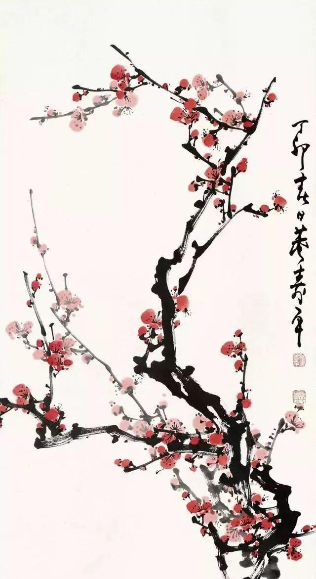国画中的“花枝”口诀，太经典了！ 书画知识 第1张