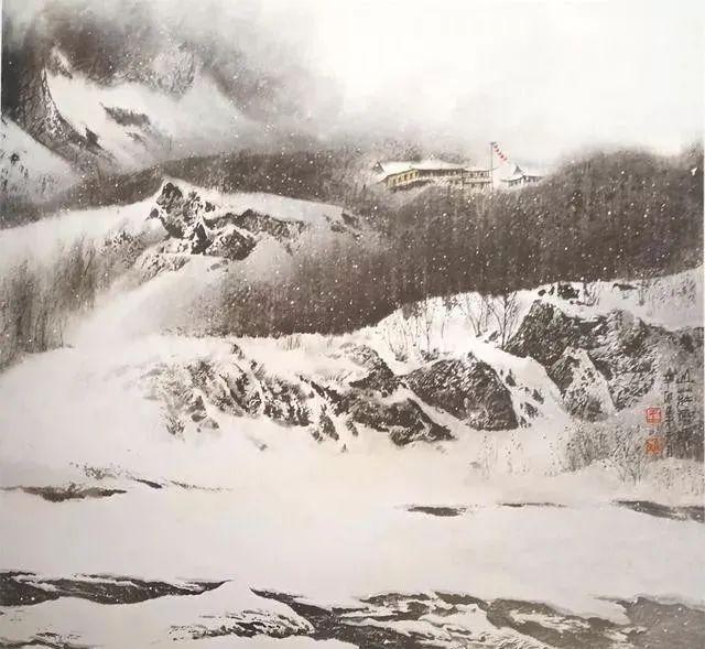 雪景的画法步骤 书画知识 第14张