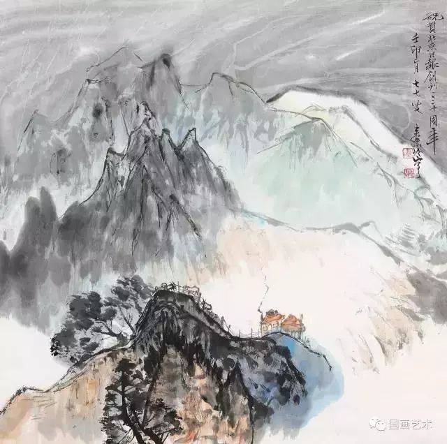 论山水画构图基本知识 中国画忌“四平八稳” 书画知识 第8张