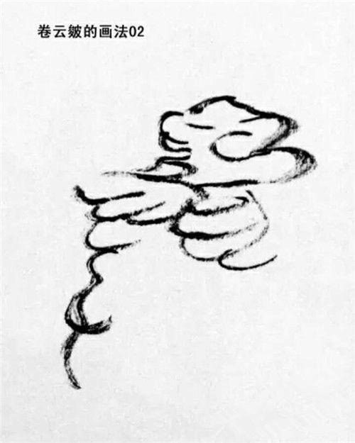 卷云皴的画法 书画知识 第3张