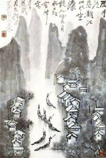 李可染的经典山水画——“黑、满、崛、涩”的独家李氏山水 书画知识 第50张