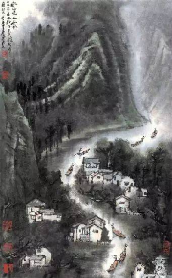 李可染的经典山水画——“黑、满、崛、涩”的独家李氏山水 书画知识 第75张