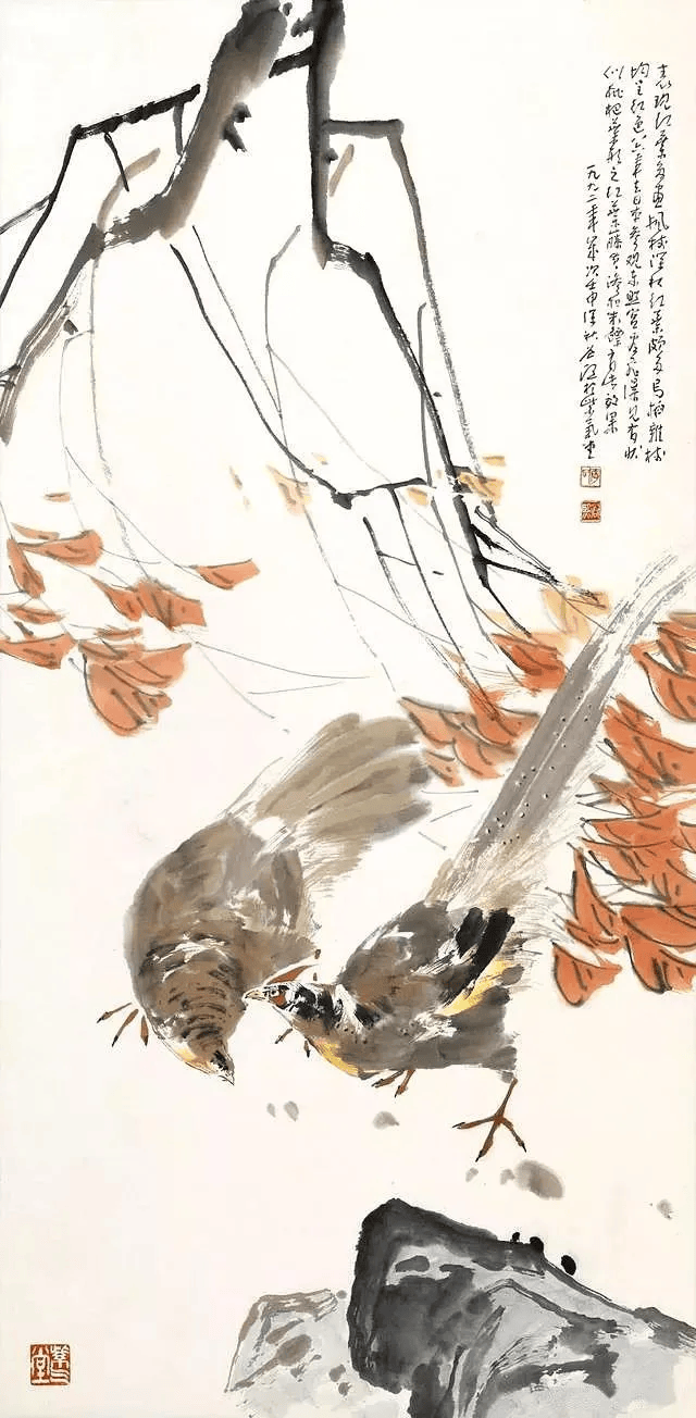 沉浸在画家的清澈笔墨中，感受清透花鸟的魅力 书画知识 第15张