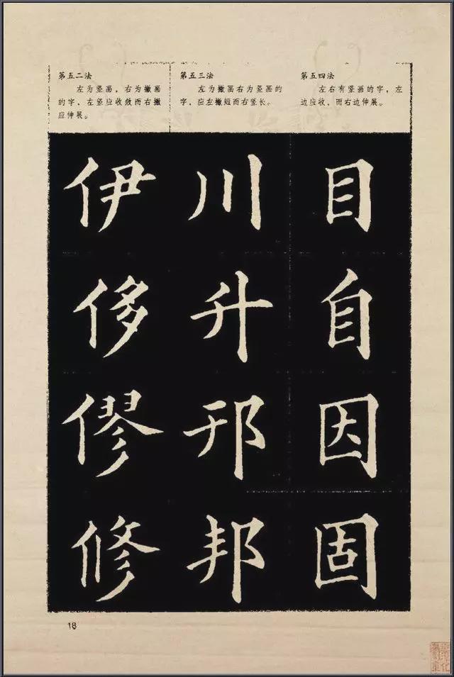 《楷书入门》字帖间架结构128法 书画知识 第20张