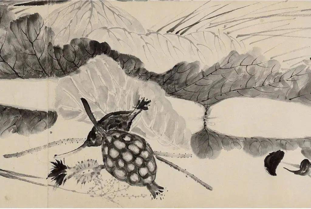 大师画莲藕，味道各不同 书画知识 第1张