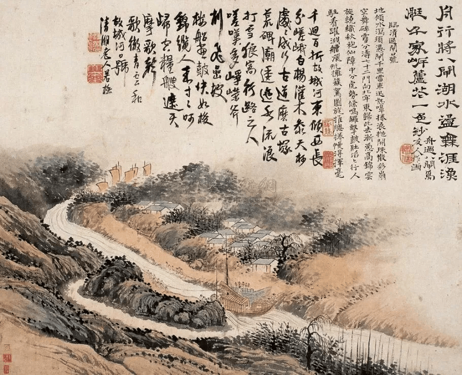 中国画云水瀑布的画法和发展 书画知识 第8张