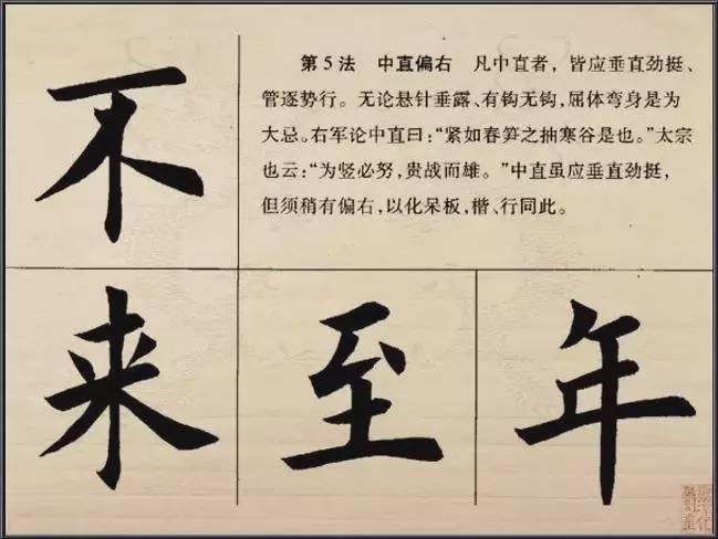 楷书的结构法则 书画知识 第5张