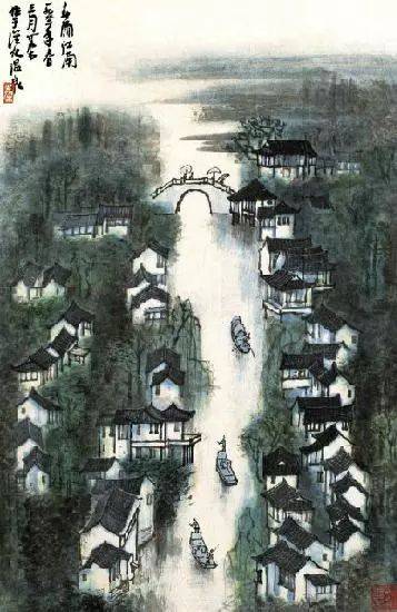 李可染的经典山水画——“黑、满、崛、涩”的独家李氏山水 书画知识 第20张