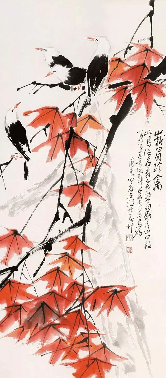 沉浸在画家的清澈笔墨中，感受清透花鸟的魅力 书画知识 第8张