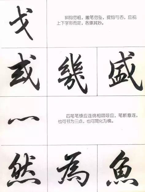 毛笔行书笔法标准教程 书画知识 第46张