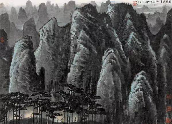 李可染的经典山水画——“黑、满、崛、涩”的独家李氏山水 书画知识 第78张