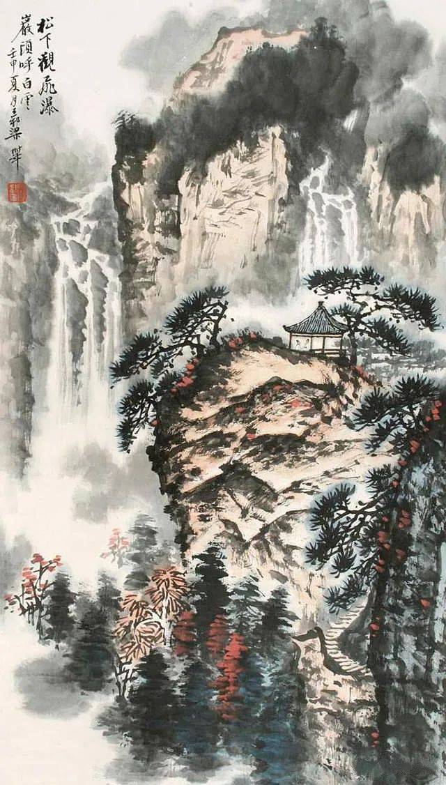 峰、峦、岭、崖、矶、坡的画法 书画知识 第20张