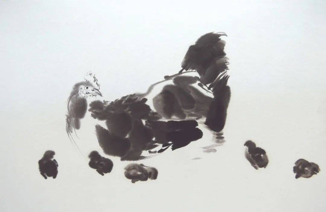 写意花鸟技法探索：鸡的画法 书画知识 第11张