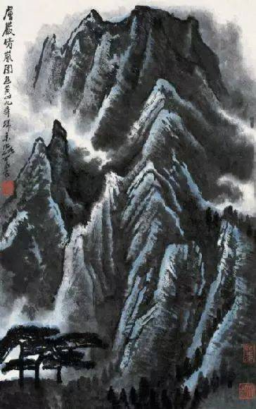 李可染的经典山水画——“黑、满、崛、涩”的独家李氏山水 书画知识 第85张