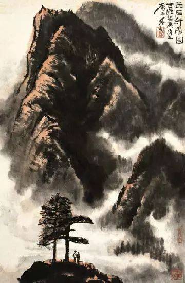 李可染的经典山水画——“黑、满、崛、涩”的独家李氏山水 书画知识 第46张