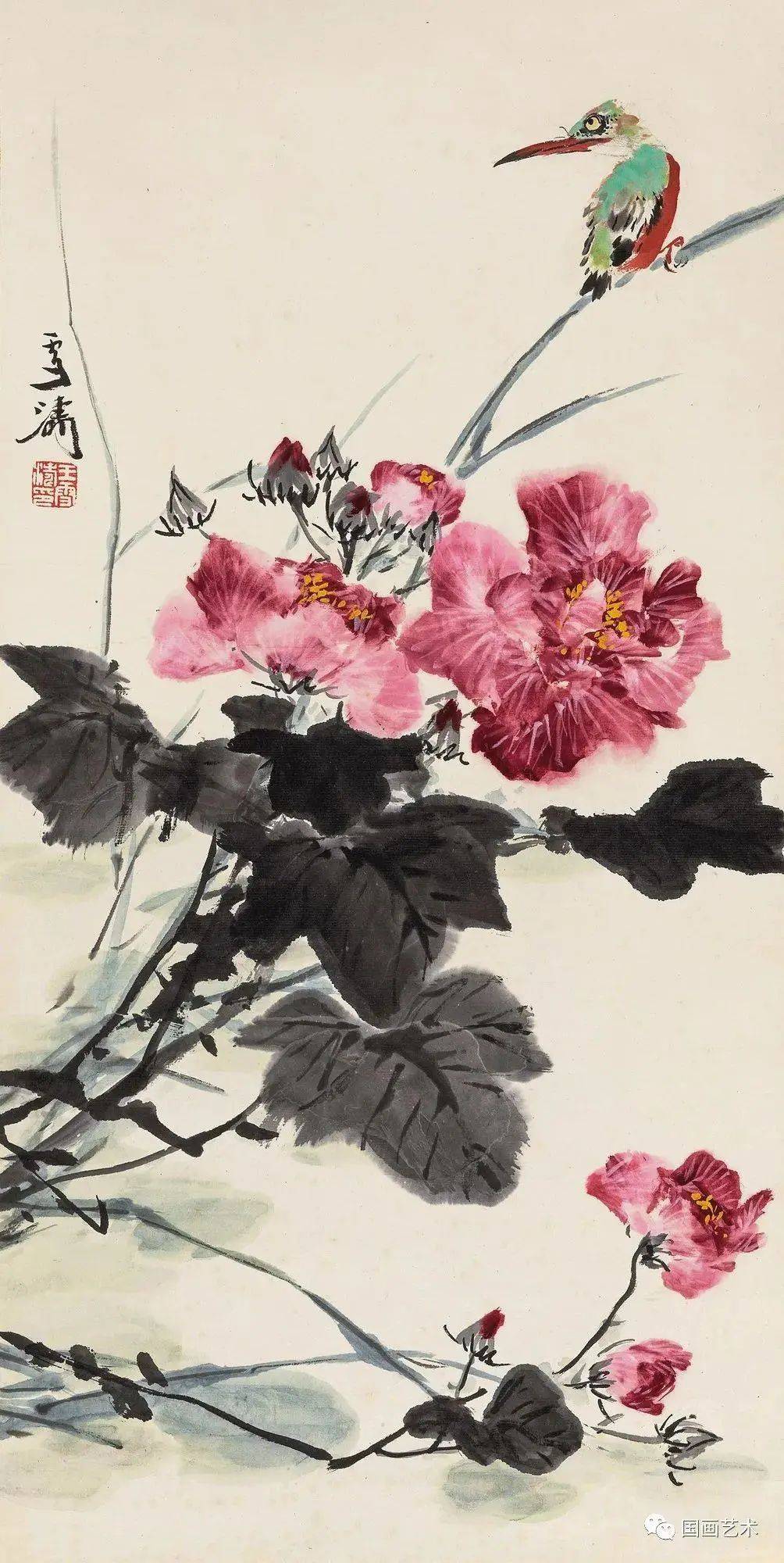 一篇文章讲透写意花鸟构图之法 书画知识 第8张