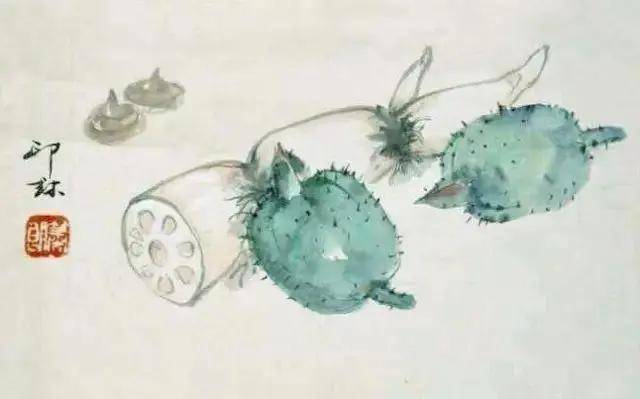 大师画莲藕，味道各不同 书画知识 第20张