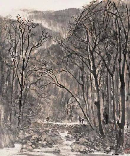 李可染的经典山水画——“黑、满、崛、涩”的独家李氏山水 书画知识 第81张
