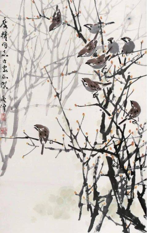 为什么麻雀是花鸟画中的常客 书画知识 第5张