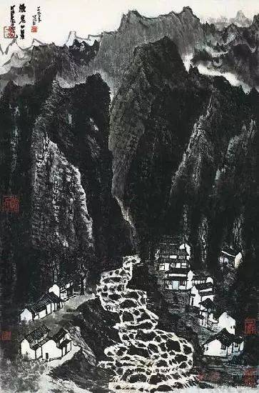 李可染的经典山水画——“黑、满、崛、涩”的独家李氏山水 书画知识 第19张