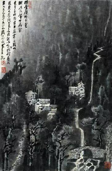 李可染的经典山水画——“黑、满、崛、涩”的独家李氏山水 书画知识 第72张