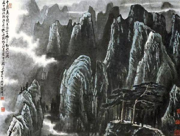 李可染的经典山水画——“黑、满、崛、涩”的独家李氏山水 书画知识 第60张