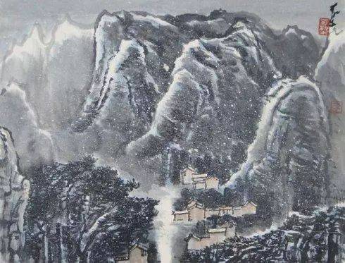 李可染的经典山水画——“黑、满、崛、涩”的独家李氏山水 书画知识 第86张