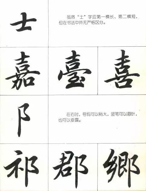 毛笔行书笔法标准教程 书画知识 第30张