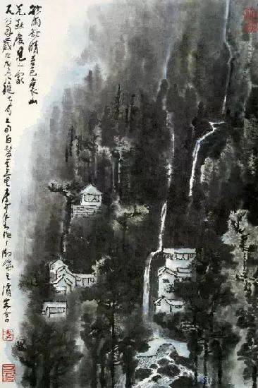 李可染的经典山水画——“黑、满、崛、涩”的独家李氏山水 书画知识 第71张