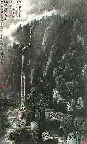 李可染的经典山水画——“黑、满、崛、涩”的独家李氏山水 书画知识 第61张