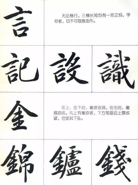 毛笔行书笔法标准教程 书画知识 第57张