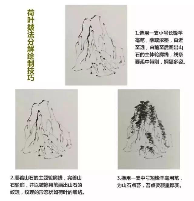 山水画皴法技巧 书画知识 第8张