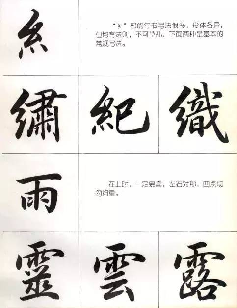 毛笔行书笔法标准教程 书画知识 第56张