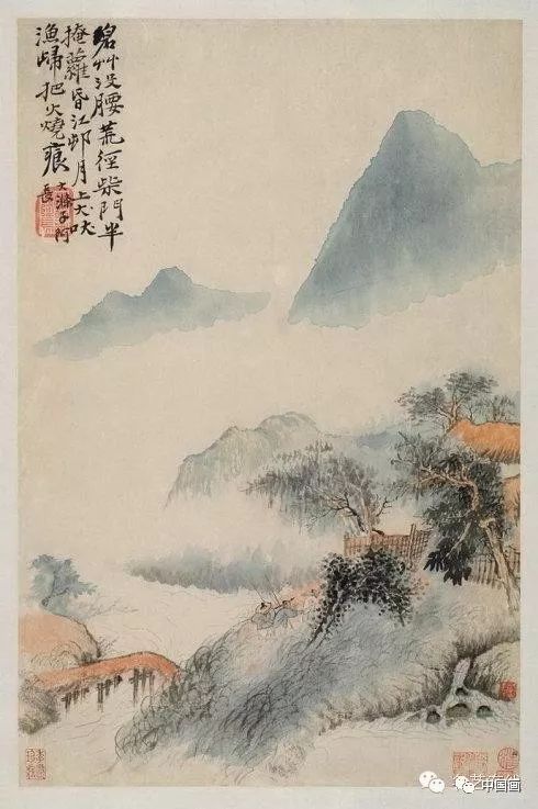 山水画的几种构图方法 书画知识 第1张