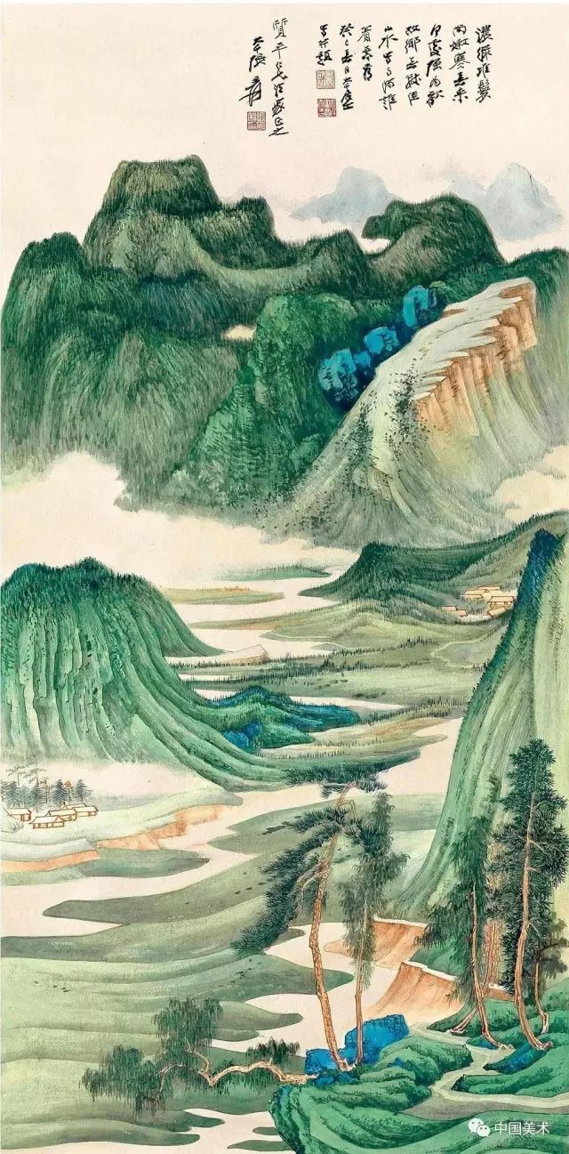 中国画写意山水的设色法 书画知识 第4张