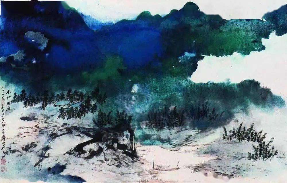 张大千泼彩作品为何屡创佳绩? 书画知识 第5张