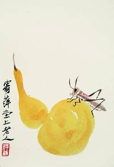 齐白石花鸟画的真情妙趣：虫入藤溪是雅君 书画知识 第5张